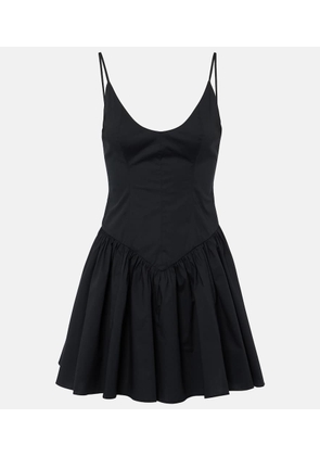 Staud Dena cotton poplin minidress