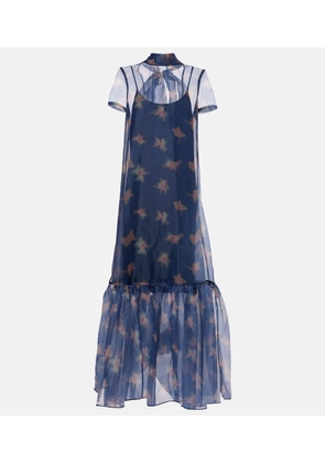 Staud Calluna ruffled organza maxi dress