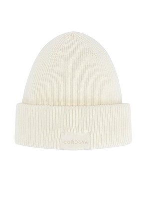 CORDOVA Cordova Beanie in Alabaster - Cream. Size all.