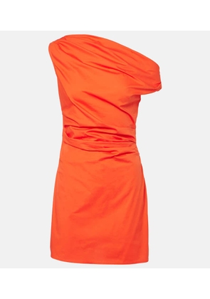 Staud Phare draped cotton minidress