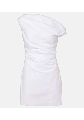 Staud Phare draped cotton minidress