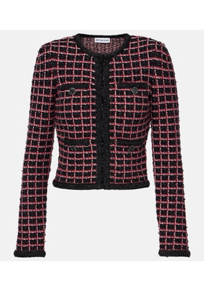 Self-Portrait Checked cardigan