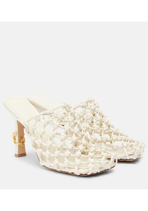 Bottega Veneta Riva 90 woven leather mules