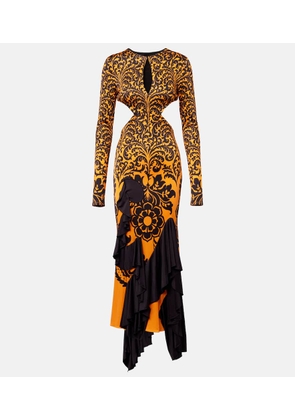 Etro Printed open-back midi dress