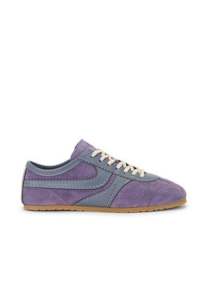 Dries Van Noten Suede Sneaker in Mavue - Purple. Size 36 (also in 37, 39, 40, 41).