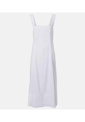 Vince Linen-blend midi dress