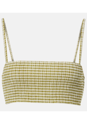 Vince Gingham bra top
