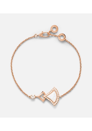 Bvlgari Divas' Dream 18kt rose gold bracelet with mother-of-pearl and diamonds
