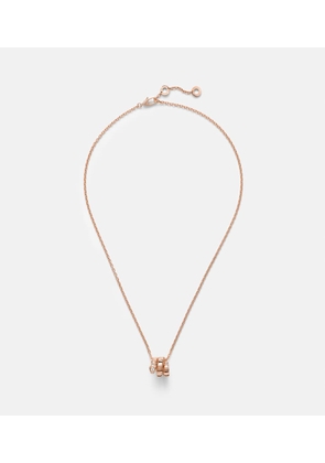 Bvlgari Serpenti Viper 18kt rose gold pendant necklace with diamonds