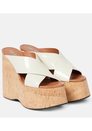 Paris Texas Mara 135 patent leather platform sandals