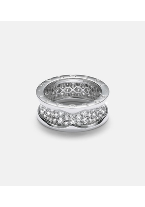 Bvlgari B.Zero1 18kt white gold ring with diamonds