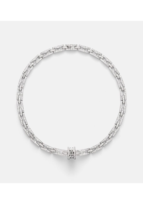 Bvlgari B.zero1 18kt white gold necklace with diamonds