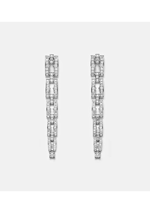 Bvlgari B.Zero1 18kt white gold drop earrings with diamonds