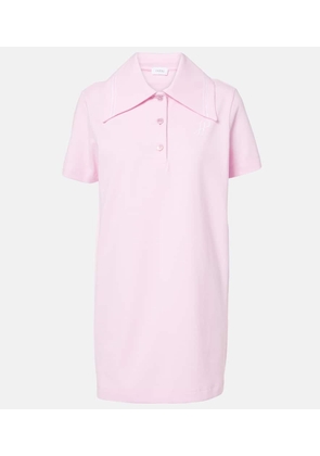 Patou Logo cotton polo dress