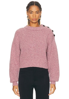 Chloe Mock Neck Sweater in Dreamy Rose - Mauve. Size L (also in M).
