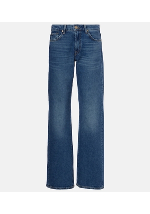 7 For All Mankind Tess high-rise straight jeans