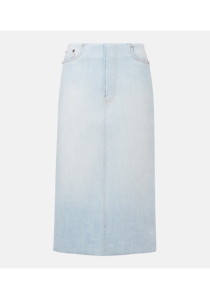 Acne Studios Denim midi skirt