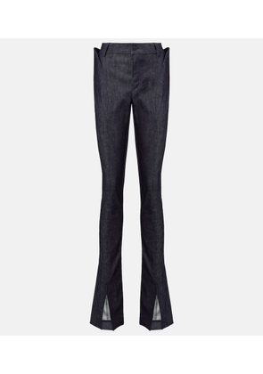 Mugler High-rise skinny jeans