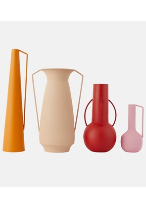 Polspotten Roman set of 4 metal vases