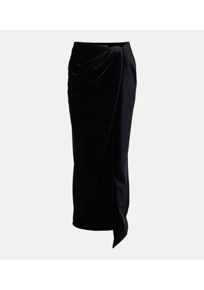 Balenciaga Jersey wrap skirt