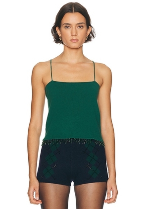 BODE Lodge Tank Top in Dark Green - Green. Size L (also in M, S, XS).