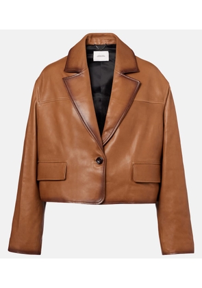 Dorothee Schumacher Cropped leather jacket
