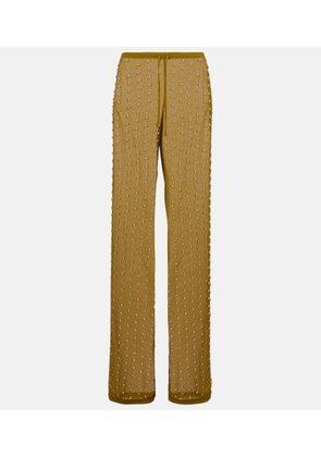 Dries Van Noten Embellished straight pants