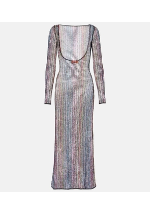Missoni Sheer open-back maxi dress