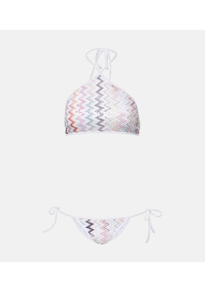 Missoni Zigzag halterneck bikini