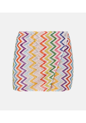 Missoni Zigzag lame skort