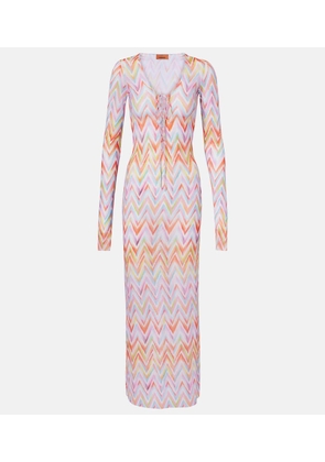 Missoni Chevron tulle beach dress