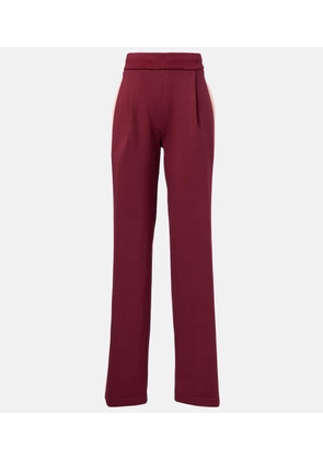 Dries Van Noten High-rise cotton-blend wide-leg pants