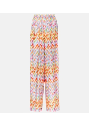 Missoni Zigzag wide-leg pants
