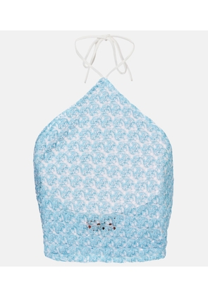 Missoni Crochet halterneck top