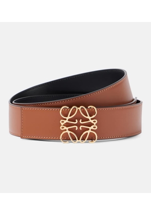 Loewe Anagram reversible leather belt