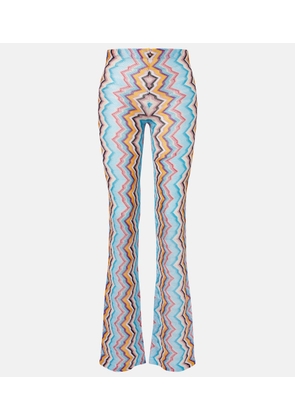 Missoni Zigzag high-rise flared pants