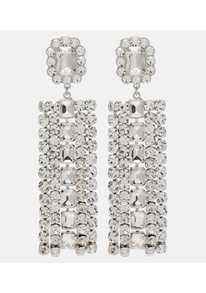 Self-Portrait Crystal-embellished drop earrings