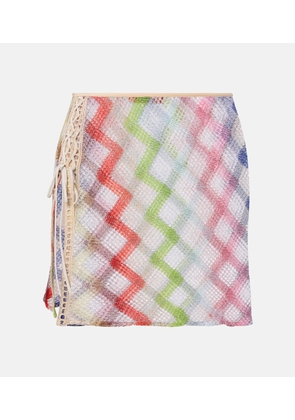 Missoni Zig Zag crochet miniskirt