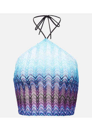 Missoni Halterneck crop top