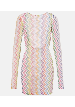 Missoni Zigzag lame beach dress