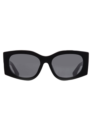 Tory Burch Dark Grey Rectangular Ladies Sunglasses TY7221U 170987 56