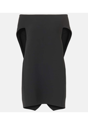 The Row Pallenberg off-shoulder wool-blend top