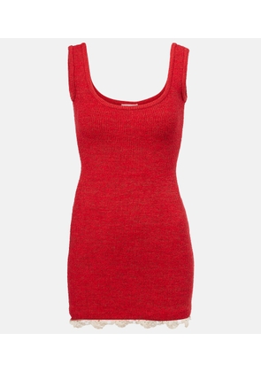 Magda Butrym Lace-trimmed minidress