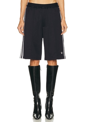 Adidas by Wales Bonner Twill Short in Navy - Navy. Size L (also in M, XL/1X, XXL/2X).