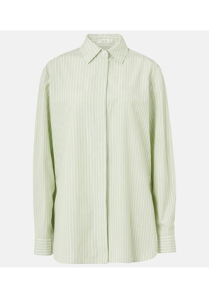 The Row Vanda striped cotton shirt