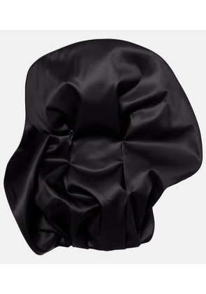 Magda Butrym Ruffled wool and silk organza minidress