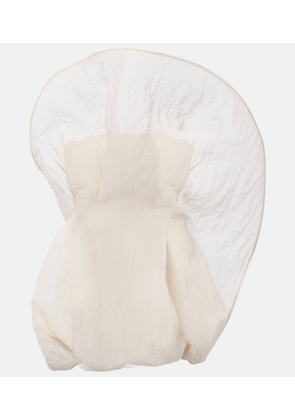 Magda Butrym Cotton and silk-blend organza minidress