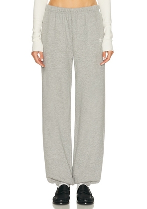 Eterne Boyfriend Pocket Sweatpant in Heather Grey - Grey. Size L (also in M, XL, XS).