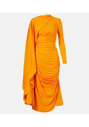 Bottega Veneta Draped jersey maxi dress