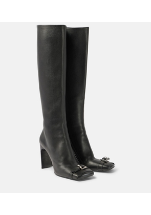 Balenciaga Bel Air 100 leather knee-high boots